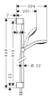 Hansgrohe Brausegarnitur Croma Select E Vario / Unica...