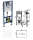 WC-Paket-4 Duravit D-Code SP&Uuml;LRANDLOS bestehend aus Vorwandelement, WC SP&Uuml;LRANDLOS, Sitz, Schallschutzset