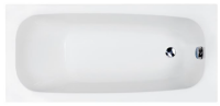 Badewanne-Paket-9 Hoesch Riviera Acryl 170x70cm bestehend aus Badewanne, Wannentr&auml;ger, Ab- und &Uuml;berlaufgarnitur