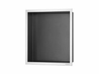ESS Container BOX Wandnische mit Rahmen 300x300x100mm,Nische + Rahmen edelstahl gebürstet