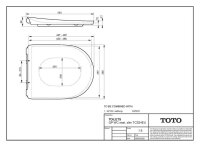 TOTO WC-Sitz GP TC524EU abnehmbar mit Edelstahlscharnieren und Absenkautomatik