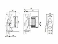 GRUNDFOS Elektr. geregelte Umwälzpumpe MAGNA3 65-150F PN6/10 340mm 1x230V DE 97924679