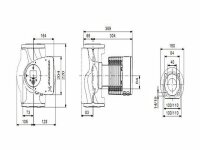 GRUNDFOS Elektr. geregelte Umw&auml;lzpumpe MAGNA3 40-120F PN6/10 250mm 1x230V DE 97924649