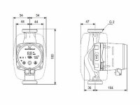 GRUNDFOS Hocheffizienz Umw&auml;lzpumpe ALPHA2 32-40 180mm 1x230V G2 DACH 99261735