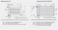 Buderus VC-Profil 33/600/900, R Logatrend Flachheizk&ouml;rper inkl. Halter &amp; Stopfen 7750103709