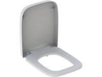 Geberit WC-Sitz Renova Plan, eckig weiß, Befestigung von unten 572110000